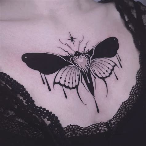 death moth chest piece|Top 8 Death Moth Tattoo Designs With Their。